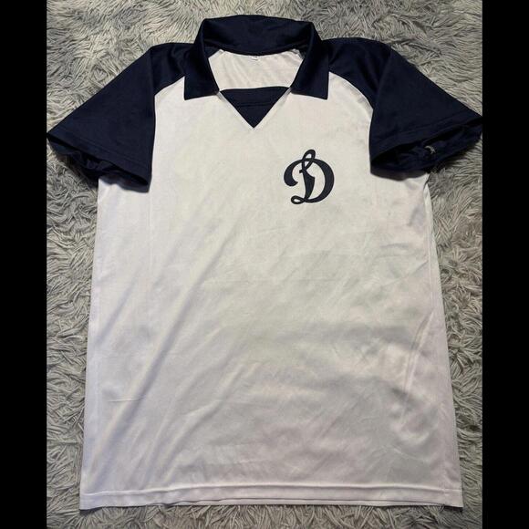 DYNAMO KYIV 80-90s Signed Home JERSEY By The Legend Leonenko UKRAINE With Proof - Picture 1 of 8